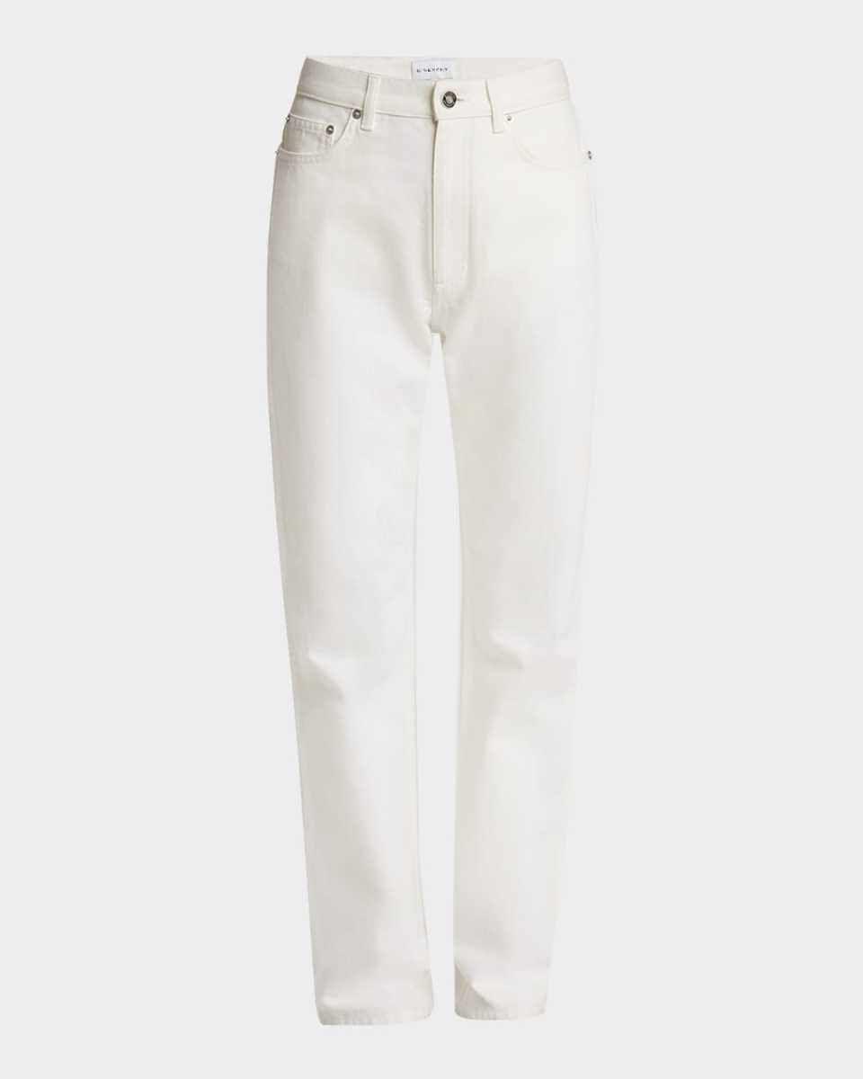 Straight-Leg Denim Pants